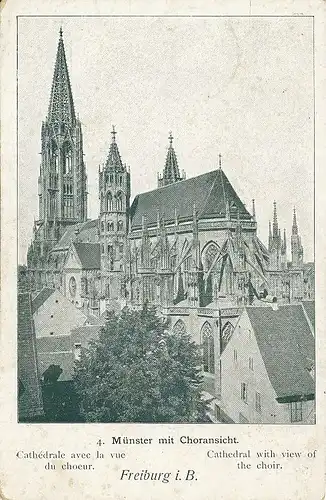 Freiburg Münster mit Choransicht ngl 134.443