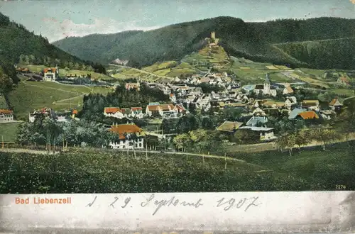 Bad Liebenzell Schwarzwald Panorama gl1907 101.934