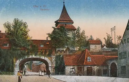 Ulm a.D. Zundeltor feldpgl1918 101.551