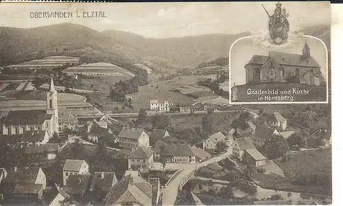 Oberwinden Kirche Gnadenbild Panorama gl1929 a3070