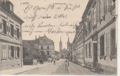 Lahr i.B. Schillerstraße gl1914 82.675