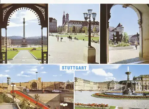 Serie: Schönes Stuttgart Mehrbildkarte gl1978 110.220