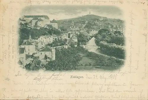 Tübingen a.N. Teilansicht gl1900 101.760