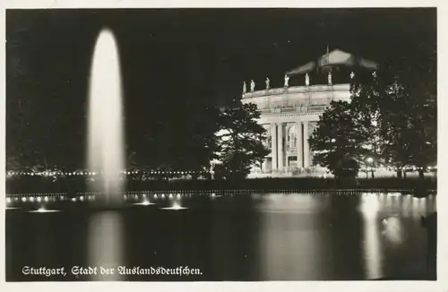 Stuttgart Staatstheater Großes Haus See gl1938 102.608