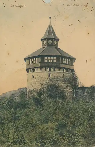 Esslingen a.N. Der dicke Turm gl1914 103.337