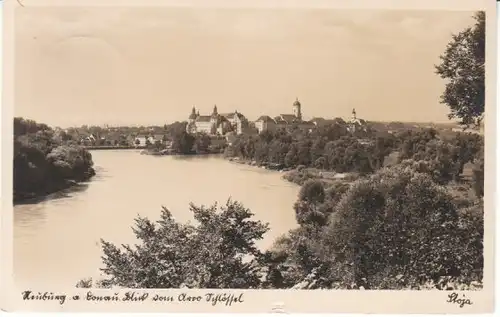 Neuburg a.d.Donau vom Arco Schlössel gl1937 21.293