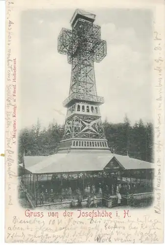 Gruss von der Josefshöhe mit Turm gl1900 20.864