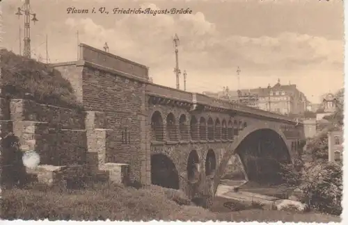 Plauen Friedrich-August-Brücke gl1915 79.989