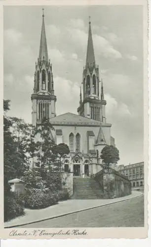 Oelsnitz Evangelische Kirche gl1943 79.965