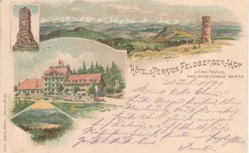 Feldberg Litho Hotel Feldberger Hof Total gl1899 82.169