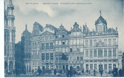 Bruxelles Grd Place Maisons des Corporations ngl 20.713