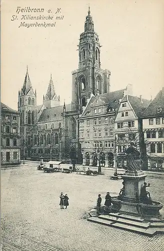 Heilbronn St. Kilianskirche Mayerdenkmal ngl 101.997