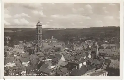 Göttingen Blick über die Stadt nach Osten gl1927 25.015