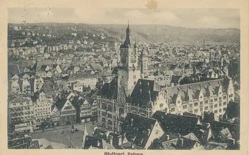 Stuttgart Rathaus gl1925 103.022