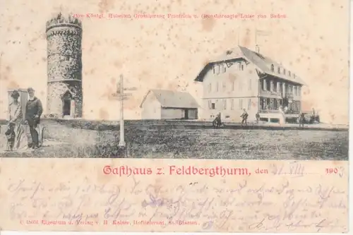 Feldberg Gasthaus zum Feldbergthurm gl1903 82.165