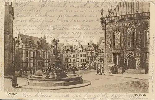 Bremen Marktplatz gl1928 116.391