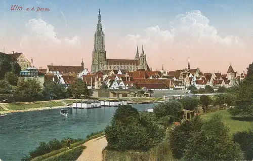 Ulm a. d. Donau Ufer Münster feldpgl1916 101.591