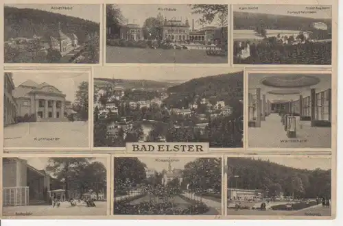 Bad Elster Mehrbildkarte bahnpglca.1930 81.121