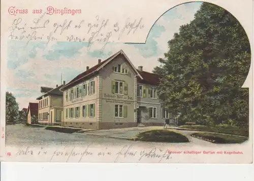 Dinglingen Bahnhof-Hotel zur Post gl1903 82.695