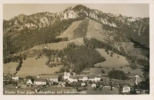 Kloster Ettal gegen Labergebirge ngl 120.010