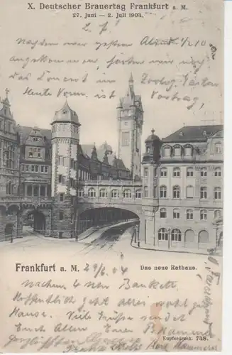 Frankfurt a.M. Das neue Rathaus gl1904 97.956