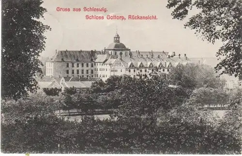 Schlewig Schloss Gottorp Rückansicht gl1909? 21.132