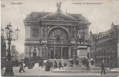 Bismarck Denkmal in Düsseldorf gl1908 B3.861