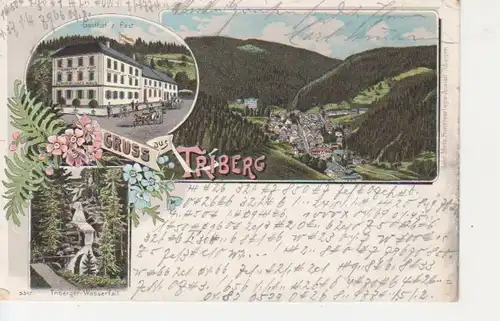 Triberg Litho Gasthof zur Post Totale gl1905 81.262