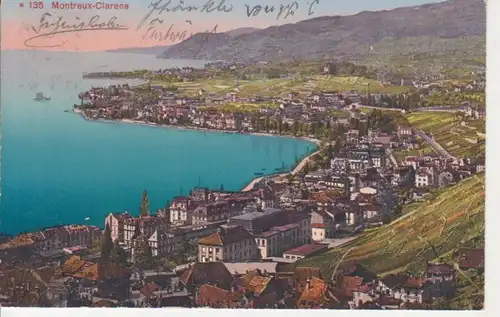 Montreux-Clarens Stadtpanorama gl1913 81.272