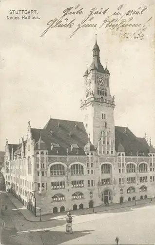 Stuttgart neues Rathaus gl1907 103.037