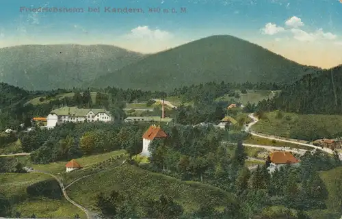 Friedrichsheim b. Kandern Panorama feldpgl1917 102.282