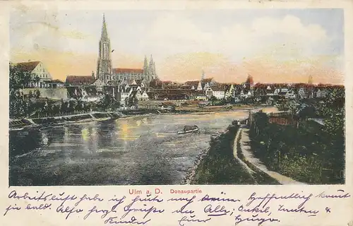 Ulm a.d. Donau Donaupartie glca.1910 101.632