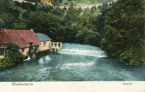 Blaubeuren Blautopf gl1910 102.306