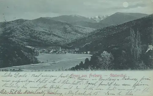 Güntersthal b. Freiburg Panorama gl1902 102.194