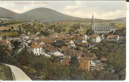 Lichtental b. Baden-Baden Panorama ngl a2126