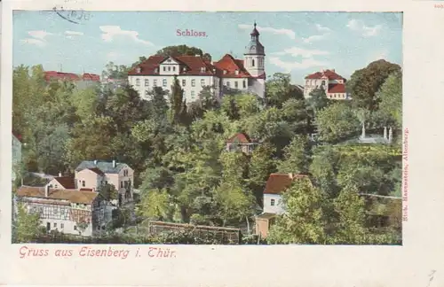Eisenberg Teilansicht und Schloss gl1911 90.032