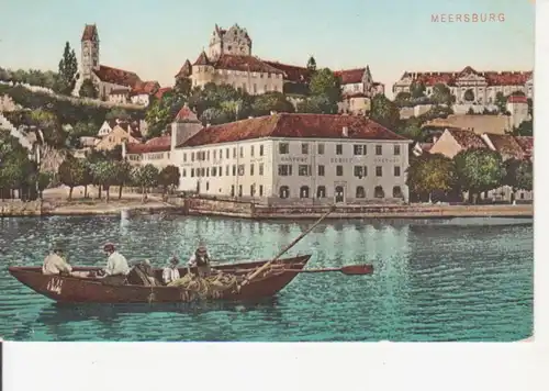 Meersburg Gasthof Schiff Boot Uferpanorama ngl 82.015