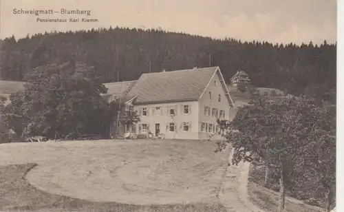 Schweigmatt-Blumberg Pension Klemm bahnpgl1913 81.776