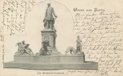 Berlin Bismarck-Denkmal gl1901 104.015
