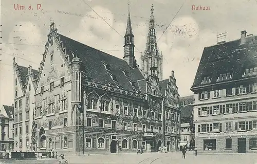 Ulm a.d. Donau Rathaus gl1913 101.619