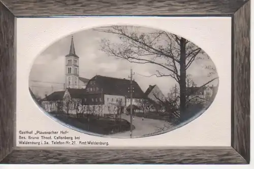 Waldenburg Gasthof Plauenscher Hof gl1910 86.044