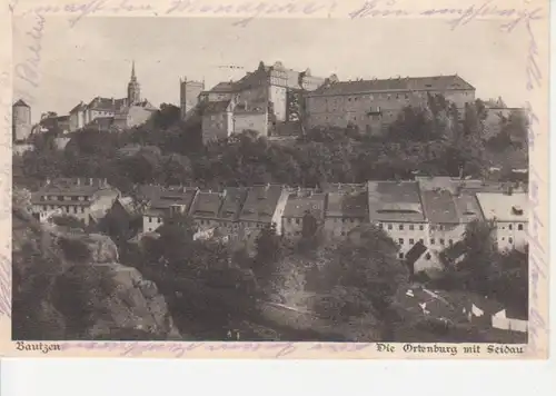 Bautzen Schloss Ortenburg mit Seidau gl1915 85.989