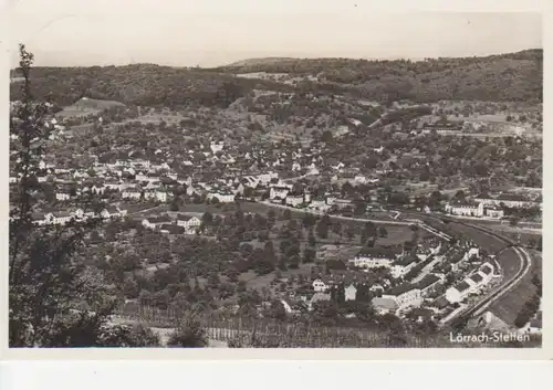 Lörrach-Stetten Stadtpanorama gl1938 81.829