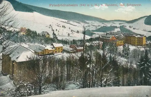 Friedrichsheim b. Kandern Panorama feldpgl1917 102.281