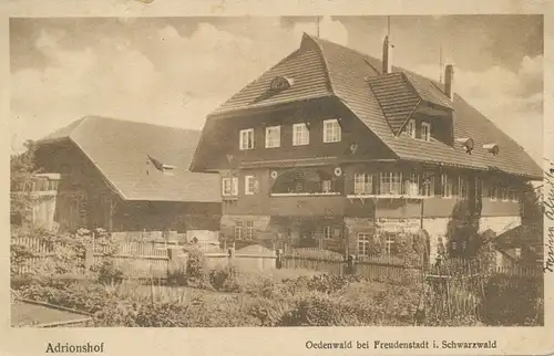 Oedenwald b. Freudenstadt Adrionshof gl1928 108.346