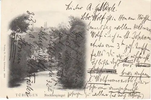 Tübingen Neckarspiegel gl1905 26.988