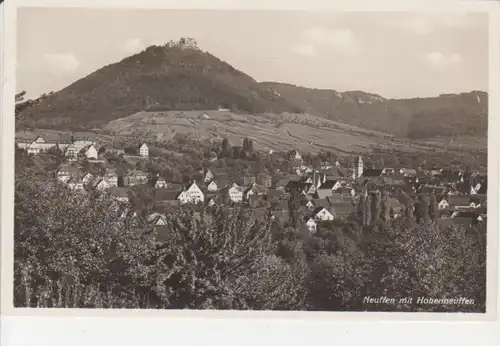 Neuffen Panorama mit Hohenneuffen gl1934 83.153