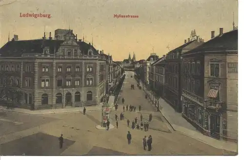 Ludwigsburg Myliusstraße feldpgl1917 4.992