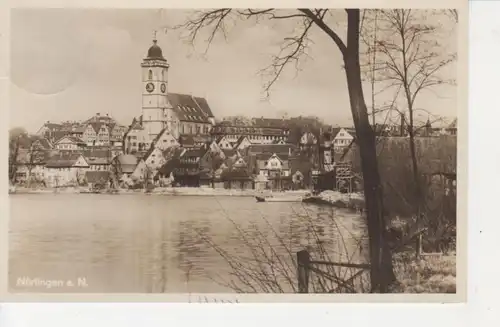 Nürtingen Häuserpanorama am Neckar gl1934 83.163