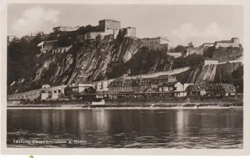 Ehrenbreitstein b.Koblenz oh.Schiffbrücke gl1928 21.638